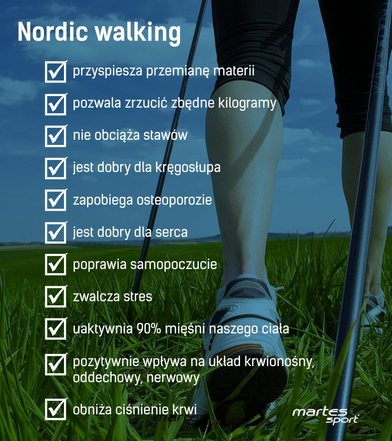 zalety nordic walking